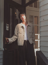 Brook Suede Trucker Jacket
