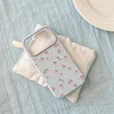 Strawberry & Star INS Style Soft iPhone Case (iPhone 13–17 Series)