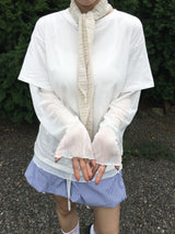 Sheer See-Through Layered Long Sleeve (4c)