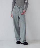 KIRSHプレーンサンドウォッシングワイドフィットデニムパンツ [LIGHT BLUE]