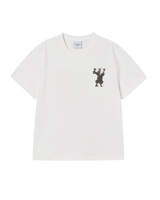 25FW WOMAN ファジーフォントラビット半袖Tシャツ