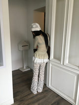 needs frill shirring blouse t