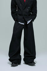 Waffle Textured Pearl Trousers