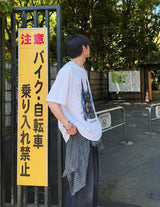 [A-T0122] ドーベルマンオーバー半袖Tシャツ (2色)