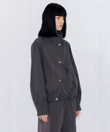 DRAWSTRING TRACK JACKET