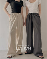 [MADE] Bell linen wide pants
