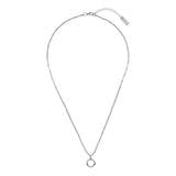 [1039] Twisted Square Necklace