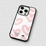 holiday epoxy bumper case (doodle heart)
