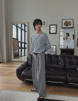 Hush long wide half banding slacks