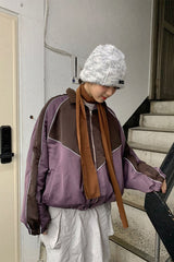 Hairy Knit Beanie Hat (White)