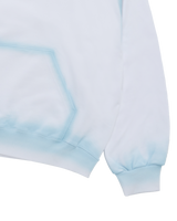 25FW LINE HAND SPRAY HOODIE WHITE