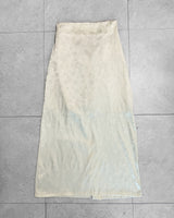 BLOSSOM JACQUARD SATIN LONG SKIRT