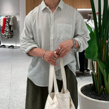 Landy 3160 Seersucker Stripe Shirt