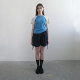 Blue/Beige Raglan T-Shirt