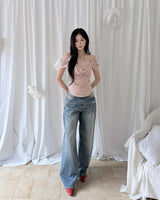 Eve Summer Draping Off-Shoulder Blouse