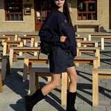 Wool check shorts - pt
