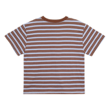 シンボルマルチストライプハーフTシャツ