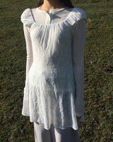 Cap-sleeve bloom one-piece  (2color)