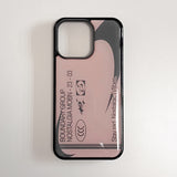 Dusty, Nostalgic Vibes Phone Case (DustyPink/CharcoalGray)