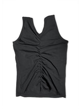  BACK WEAVE SLEEVELESS . BLACK