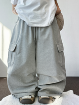 HARDY EVEN TWO PINTUCK BALLOON CARGO LONG PANTS🩶🖤2COLOR