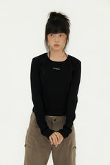 ミニロゴTシャツ ブラック
