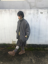 Urban volume round padded jacket