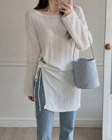 Rylee Punching Cropped Knitwear