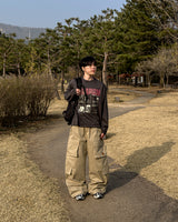 エスカングラフィックロングスリーブTシャツ
