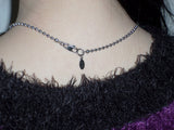 gleaming star dot necklace [purple]
