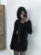 Stripe slim muffler