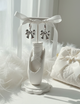 Adorable Ribbon Huggies Piercing - Silver