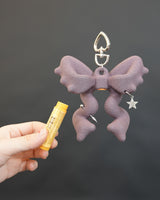 RIBBON BALM KEYCHAIN - Basilisk Purple
