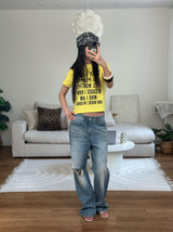 stay close lettering tee