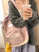 ボンヴォヤージュバックパック_モーブピンク