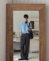 Dainel Two-Tuck Wide Slacks