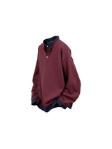 RELABEL (‘LABEL’) ファインテクスチャー フェイクレイヤード ロングスリーブ Tシャツ