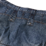 ゴブリンデニムバミューダショートパンツ / Vintage blue