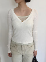 Kaya V-neck long sleeve (5color) 