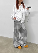 [MADE] Chirki Stripe Banding Pants