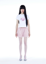 Classic Glossy Satin Mini Short_PINK