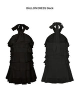 BALLON DRESS black
