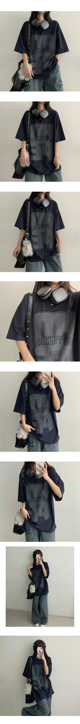 Forbbbler Oversized Fit Short Sleeve Tee