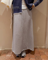 And banding long skirt