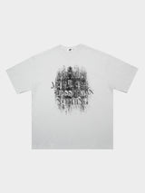 (UNISEX) グランジ 半袖Tシャツ