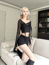  Drape flap short pt (4color)