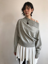 Airy Off-Shoulder Knit (3Colors)