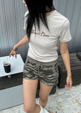 MILITARY MINI SHORTS