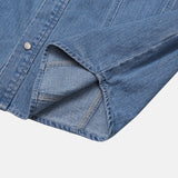 LMN Hey Two Pocket Line Denim Shirt (4 colors)