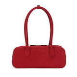 Alina Suede Shoulder Bag Red